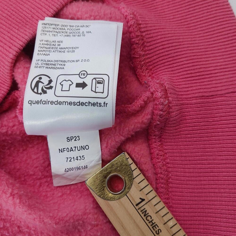 The North Face Women's Pink Cotton Blend Pullover Drawstring Hoodie Sweatshirt M - Picture 7 of 16